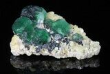 Apple-Green Fluorite Crystals with Muscovite - Erongo Mountains #183398-1